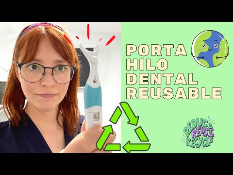 Porta hilo dental reutilizable ♻️🦷