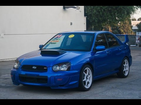 2004 Subaru Impreza Sedan (Natl) 2.5 WRX STi w/Gold Wheels (roseville, California)