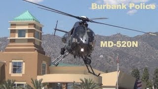 preview picture of video 'Burbank Police NOTAR Departing Downtown Burbank!'