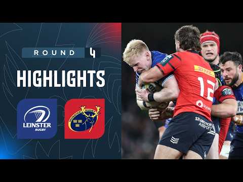 Leinster v Munster | Highlights | Round 4 | URC 2026/27
