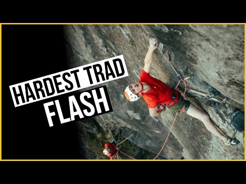 Adam Ondra flashes Lexicon (E11 7a)