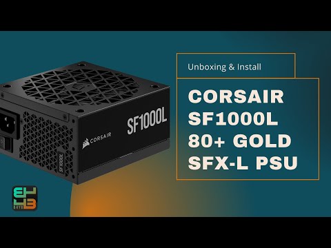 Corsair SF1000L SFX-L Unboxing & Install in the Cooler Master NR200P Max (Testing out MSI RTX 4090)