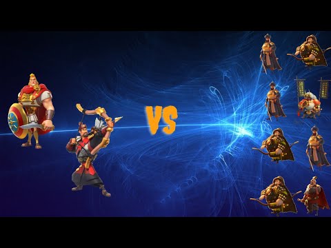 Rise of Kingdoms Alex  /Ysg test with cavalry commander #Alex #Ysg #Saladin #Khan #Takeda