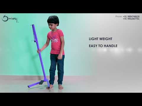 Mild steel floor mounted foot operated hand sanitizer dispen...