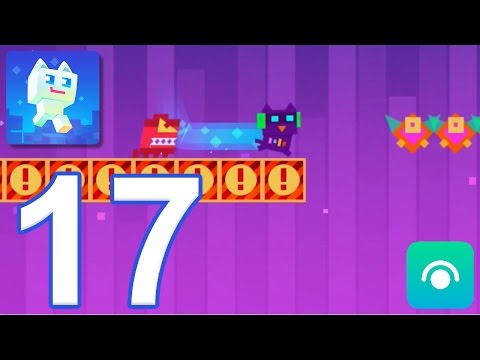 Super Phantom Cat - Gameplay Walkthrough Part 17 - Discorun: Levels 1-7 (iOS)