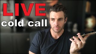 LIVE cold call to sell lead generation
