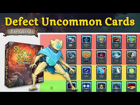 All Defect Uncommon Cards | Tier List & Analysis | Slay the Spire: The Board Game