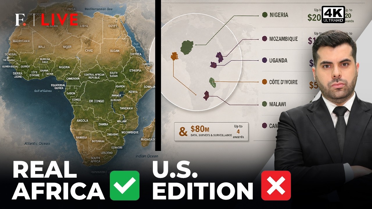 US AI Map Blunder Sparks Outrage After Getting Entire Africa Wrong | Firstpost Live | 4K