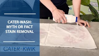 Myth Or Fact Stain Removal: Red Wine Stains.