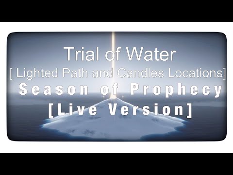 Sky:Children of The Light-Trial of Water-Route & Candles Locations [Live Version-Season of Prophecy]
