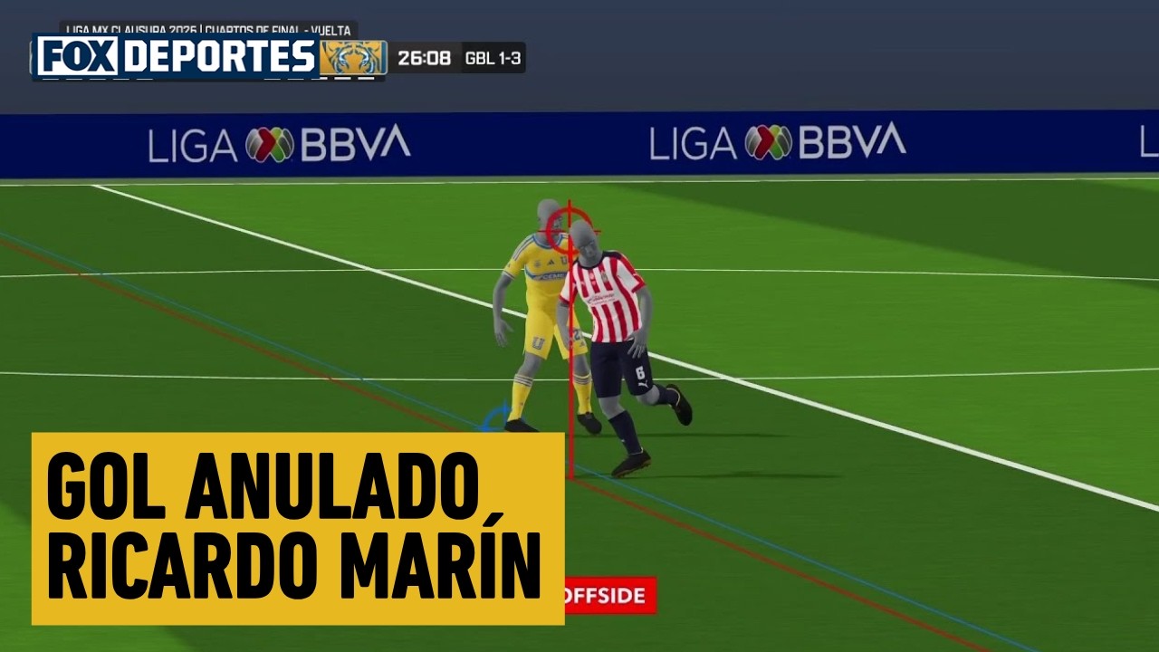 🚨😱 GOL ANULADO Ricardo Marín | Chivas 0-0 (1-3) Tigres | Cuartos de Final Vuelta | Liga MX