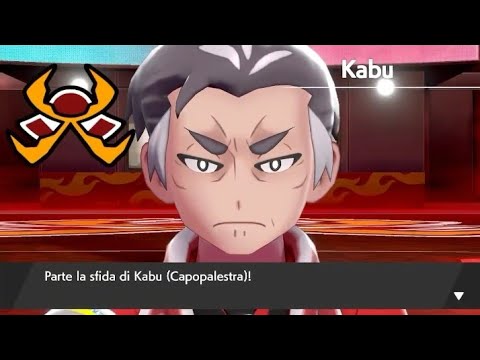 Kabu, Capopalestra di tipo Fuoco - Pokémon Spada e Scudo