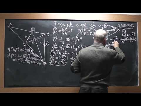 2/2 Lectia 1635 - Clasa 9 - Probleme de geometrie rezolvate vectorial