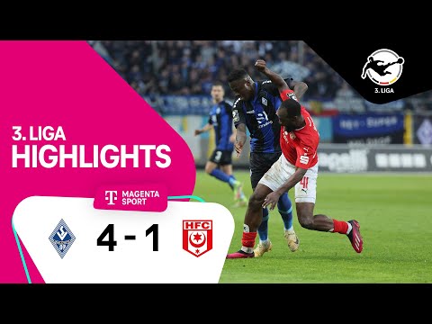 SV Waldhof Mannheim - Hallescher FC | Highlights 3. Liga 22/23