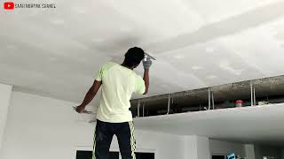 cara plaster plafon gybsum