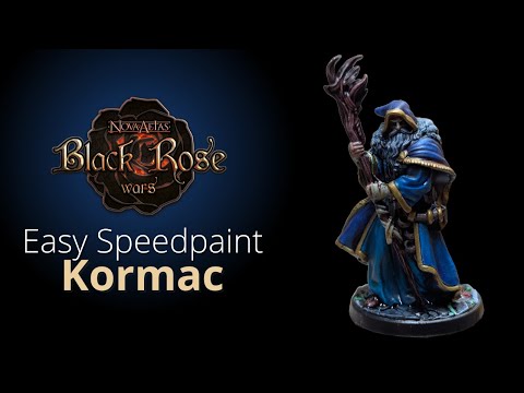 ?Easy Speedpaint - Kormac - Black Rose Wars Rebirth⚫?⚔️