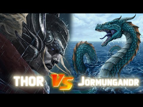 Thor vs Jormungandr - son of Loki | The World Serpent | Norse Mythology