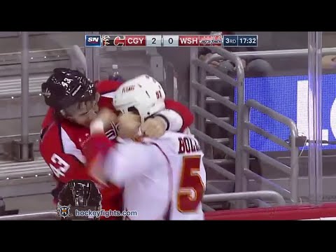 Brandon Bollig vs Tom Wilson