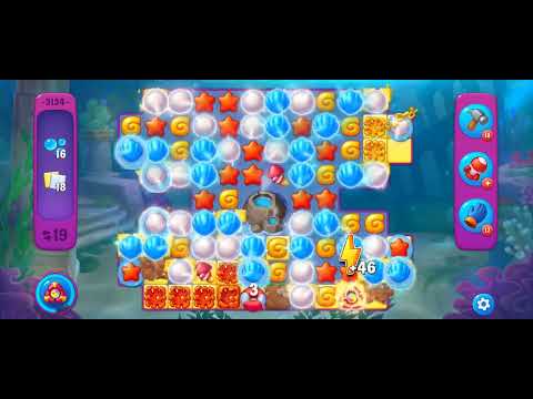 Fishdom Super Hard Level 3134 (with Double Super Lightning) @choraelmin