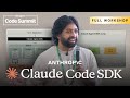 Claude Agent SDK Full Workshop Thariq Shihipar Anthropic
