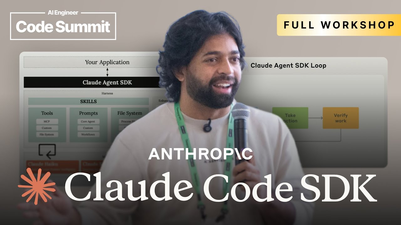 Claude Agent SDK [Full Workshop] — Thariq Shihipar, Anthropic