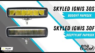 Pracovní lampa SKYLED Ignis 30S (bodové) 160mm, 10-30V, 30W, 2520Lm, R10/R149