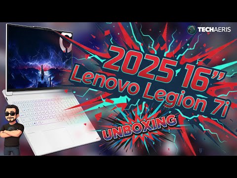 2025 Lenovo Legion 7i 16" Glacier White Unboxing