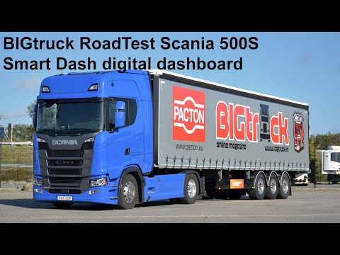 BIGtruck RoadTest Scania 500S Smart Dash