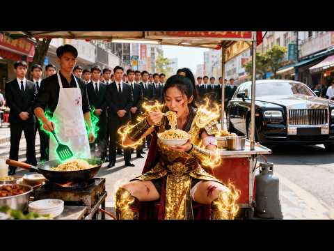 The beautiful general, critically ill, fully recovered after eating street fried rice.