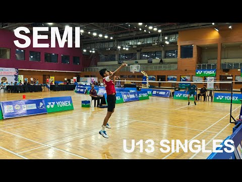 SEMI | U13 BOYS SINGLES | ALL INDIA SUB JUNIOR RANKING TOURNAMENT NOMAAN PAPPU V/S JASHWANTH