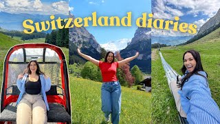 I went to the most beautiful country: SWITZERLAND (expensive!)