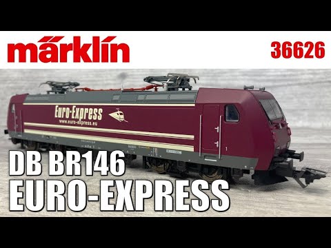 Euro Express Class 146 Electric Locomotive with DCC Sound  Märklin Model Railway Review 36626