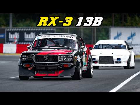 MAZDA RX-3 13B | Racing at Zolder & Spa 2024 | BRAP BRAP BRAP