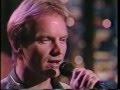 Sting  -  Mad About You (Late Night Show  Live 1991)