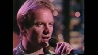 Sting  -  Mad About You (Late Night Show  Live 1991)