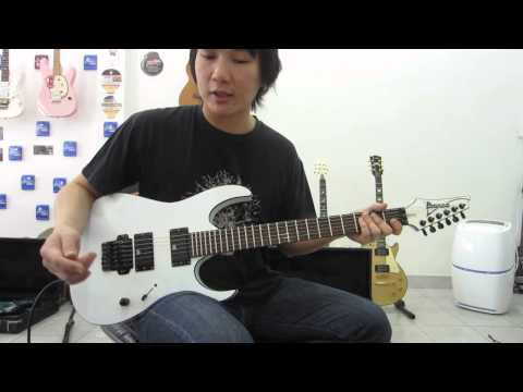 Ibanez MTM2 Guitar With Seymour Duncan AHB 3 Mick Thomson EMTY Pickup Clean Sound