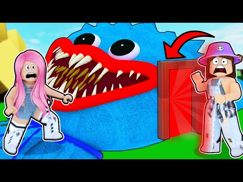 ENTRAMOS DENTRO DA CABEÇA DO HUGGY WUGGY do POPPY PLAYTIME (Brookhaven RP Roblox)