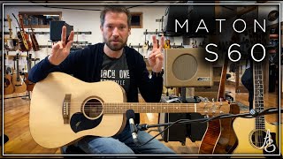Video thumbnail for Maton S60 Dreadnought Acoustic by Artisan Guitars