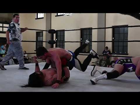 Pizza Party Wrestling!~: Matthew Aalon, The Whisper, Van Vallee vs. The Rich Jerks