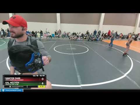 92-94 Lbs Round 3 - Kal Nguyen, Spartan Mat Club Vs Sawyer Farr, Apex Grappling Academy E0ac