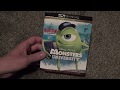 Disney Pixar Monsters University 4K Ultra HD Blu Ray Unboxing