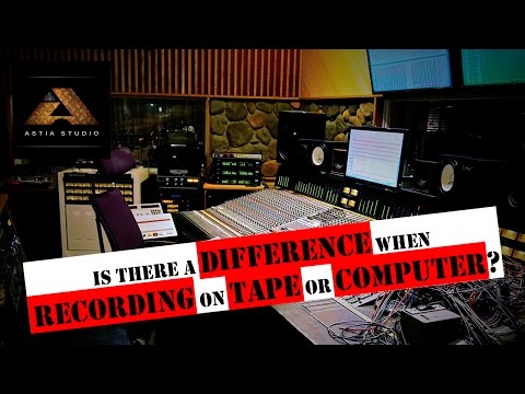 Is there a difference when recording on tape or computer?