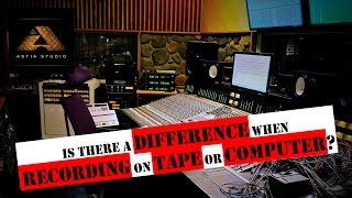 Is there a difference when recording on tape or computer?
