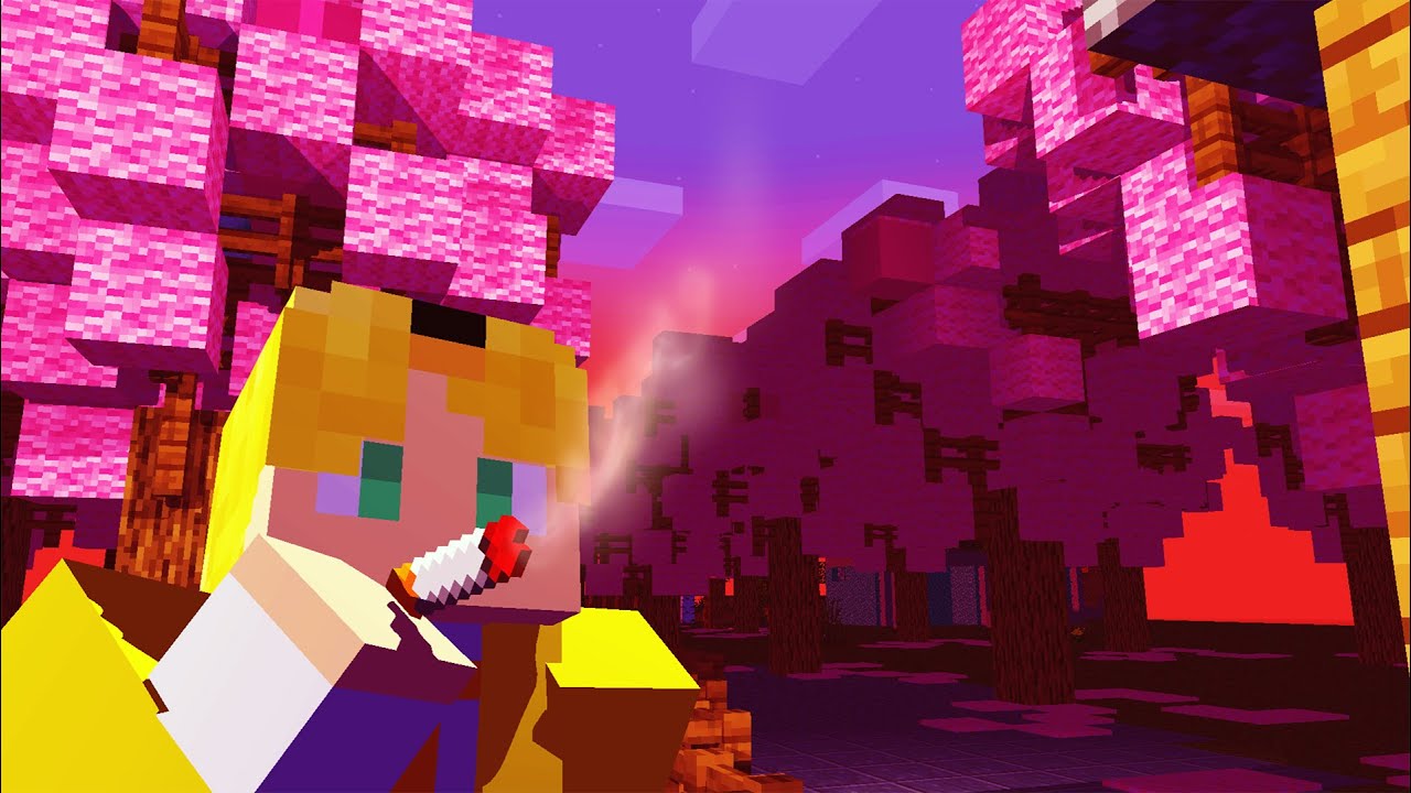 最高の景色でタバコが吸いてぇんだよ！【マインクラフト】