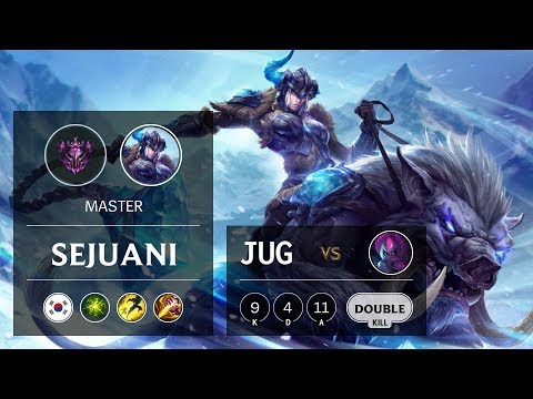 Sejuani Jungle vs Evelynn - KR Master Patch 9.15