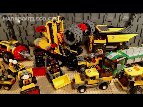 All LEGO City Mining Vehicles.