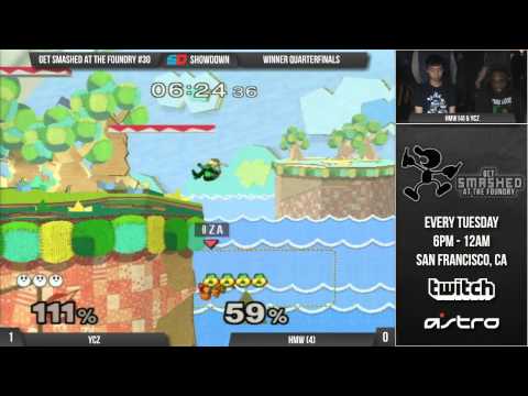 Get Smashed at the Foundry #30 - Winner Quarters: ycz (Samus) vs HMW (Sheik)