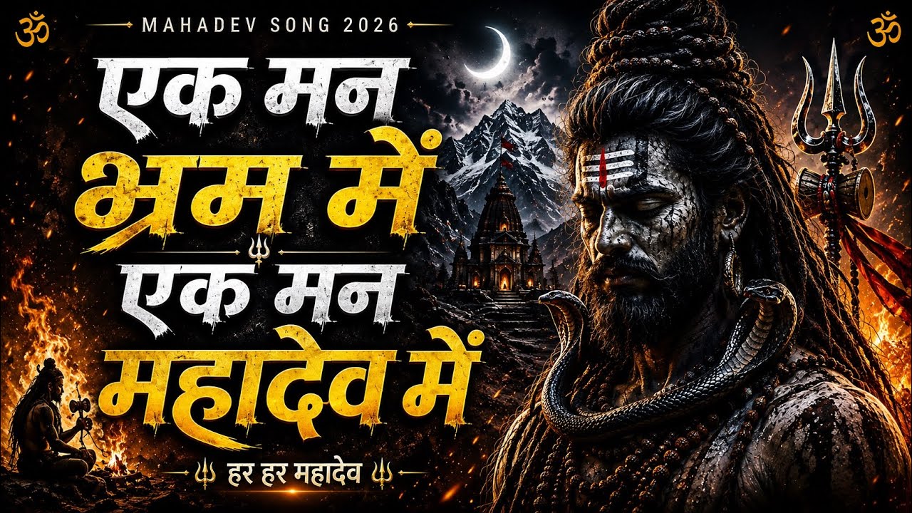Ek Mann Bhram Mein, Ek Mann Mahadev Mein 🔱 | Mahadev Song | Shiv Bhajan | Mahakal 2026