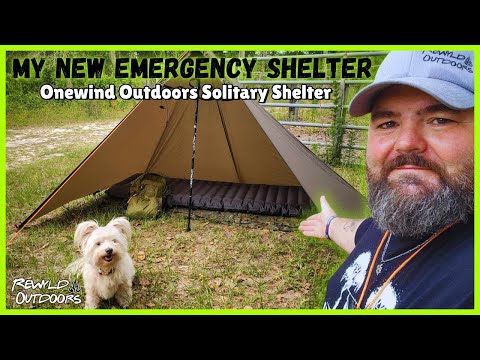 My New Emergency Shelter| Onewind Outdoors Solitary Shelter