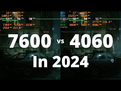 RX 7600 vs RTX 4060 in 2024- The Ultimate Comparison!!!